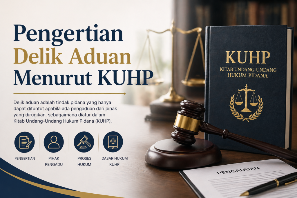 Pengertian Delik Aduan