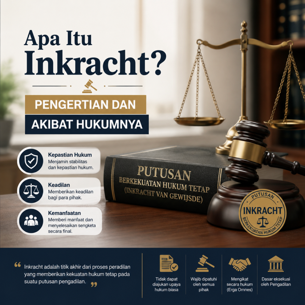 Apa Itu Inkracht? Pengertian dan Akibat Hukumnya